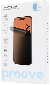 Гідрогелева плівка Proove Hydrogel Screen Protection PRIVACY Clear (GGPC12021110)