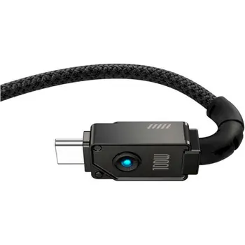 Дата-кабель Baseus Unbreakable Series Fast Charging Data Cable Type-C to Type-C 100W (1m) Black (P10355800111-00)