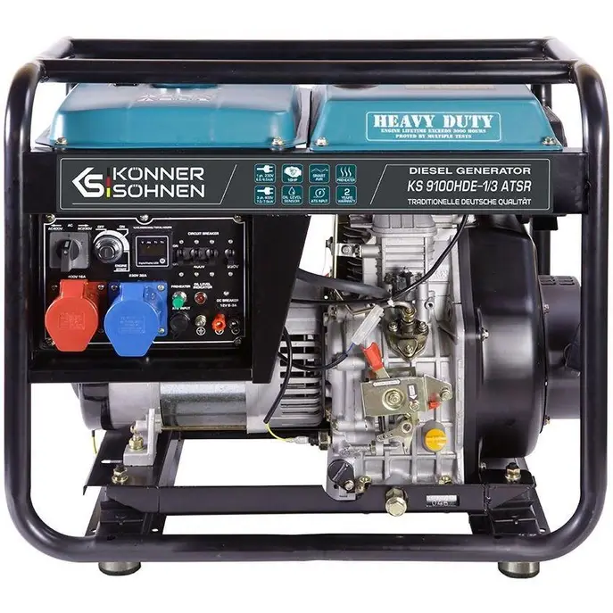 Дизельний генератор Konner&Sohnen KS 9100HDE-1/3 ATSR (UA)