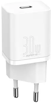 Зарядное устройство Baseus Super Si Quick Charger IC 30W White (CCSUP-J02)