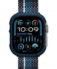 Захисний кейс Pitaka для Apple Watch 9/8/7 45mm Air Case (Black/Blue) KW2301A