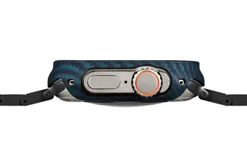 Захисний кейс Pitaka для Apple Watch Ultra 2/Ultra 49mm Air Case Black/Blue (KW2302A)