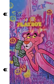 Захисна гідрогелева плівка BLADE Hydrogel Screen Protection (P) back Graffiti Cartoon series Pink panther