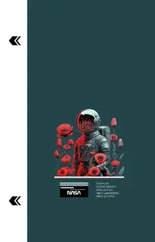 Захисна гідрогелева плівка BLADE Hydrogel Screen Protection (P) back NASA series Cosmic flowers