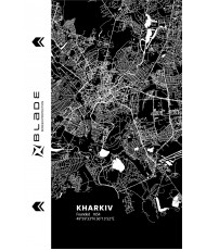 Захисна гідрогелева плівка BLADE Hydrogel Screen Protection (Print_Plotter) back Cities of Ukraine series Kharkiv