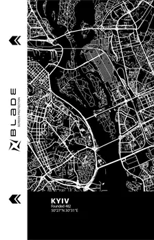 Захисна гідрогелева плівка BLADE Hydrogel Screen Protection (Print_Plotter) back Cities of Ukraine series Kyiv
