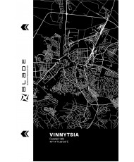 Защитная гидрогелевая пленка BLADE Hydrogel Screen Protection (Print_Plotter) back Cities of Ukraine series Vinnytsia