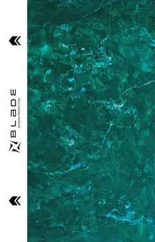 Захисна гідрогелева плівка BLADE Hydrogel Screen Protection (Print_Plotter) back Marble series Green