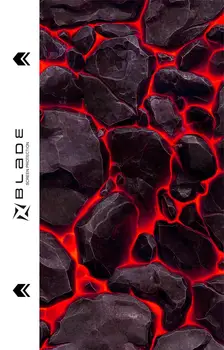 Захисна гідрогелева плівка BLADE Hydrogel Screen Protection (Print_Plotter) back Phenomena series Lava