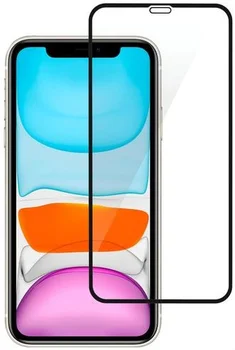 Захисне скло 2E iPhone 11, 2.5D FCFG, 1 Pack, black border (2E-IP-11.-6.1-SMFCFG-BB)
