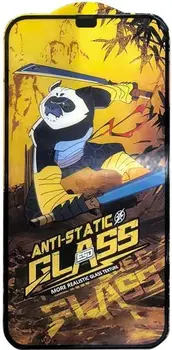 Захисне скло 5D Anti-static Panda (тех.пак) для Apple iPhone 12 Pro /12 6,1" Black