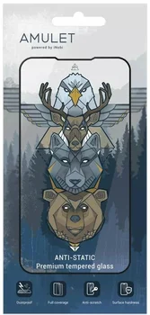 Защитное стекло AMULET 2.5D HD Antistatic for iPhone 14 Pro Black