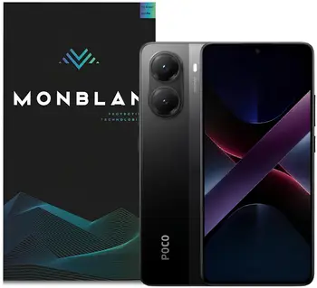 Защитное стекло Monblan для POCO X7 Pro 2.5D Anti Static 0.26mm Black
