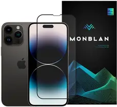 Захисне скло Monblan для iPhone 14 Pro 2.5D Anti Static 0.26mm Black