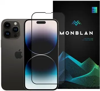Защитное стекло Monblan для iPhone 14 Pro 2.5D Anti Static 0.26mm Black