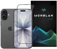 Захисне скло Monblan для iPhone 17/16 Pro 2.5D Anti Static 0.26mm [Dust-Proof] Black