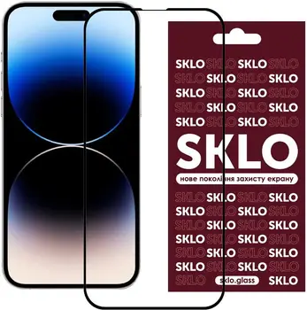 Захисне скло SKLO 3D для Apple iPhone 16 Pro 6,3" Black