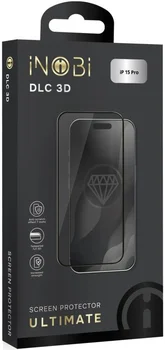 Захисне скло iNOBI Ultimate DLC 3D for iPhone 15 Pro Black
