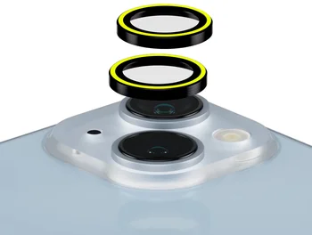 Захисне скло для камери ArmorStandart AR для iPhone 15 / 15 Plus Yellow (ARM76132)