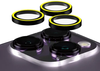 Захисне скло для камери ArmorStandart AR для iPhone 15 Pro / 15 Pro Max Yellow (ARM76124)