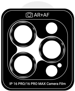 Защитное стекло для камеры ArmorStandart Pro для iPhone 16 Pro/16 Pro Max Black Titanium (ARM81420)