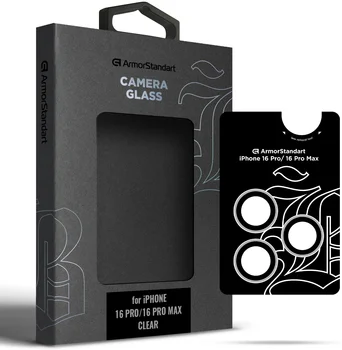 Защитное стекло для камеры ArmorStandart Supreme BI для iPhone 16 Pro/16 Pro Max Clear (ARM79422)