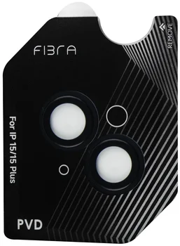 Захисне скло для камери FIBRA Protective Lens iPhone 15/15 Plus Black