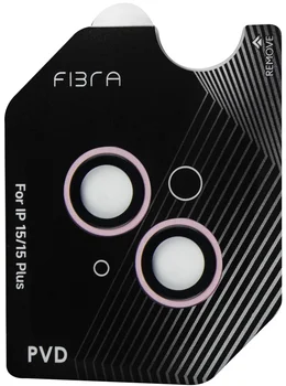 Захисне скло для камери FIBRA Protective Lens iPhone 15/15 Plus Pink