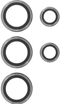 Защитное стекло для камеры Monblan Metal Ring Series для Samsung Galaxy S24 Ultra Gray