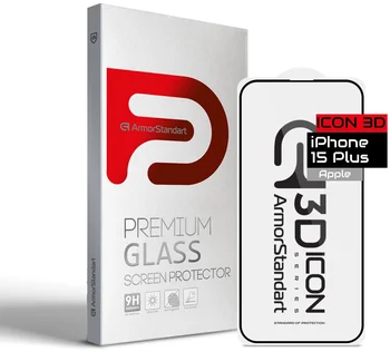 Защитное стекло для смартфона ArmorStandart Icon 3D для Apple iPhone 15 Plus (ARM68214)