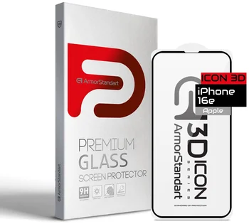 Защитное стекло для смартфона ArmorStandart Icon 3D для Apple iPhone 16e (ARM76270)