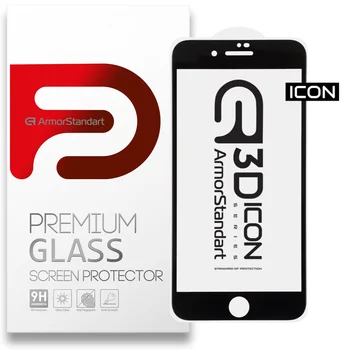 Захисне скло для смартфона ArmorStandart Icon 3D для Apple iPhone SE 2022/2020/8/7 (ARM55980-GI3D-BK)