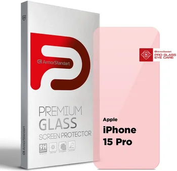 Защитное стекло для смартфона ArmorStandart Pro Eye Care для Apple iPhone 15 Pro (ARM77671)
