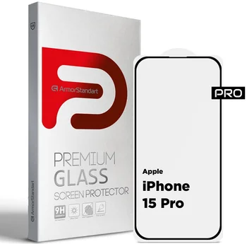 Защитное стекло для смартфона ArmorStandart Pro для Apple iPhone 15 Pro (ARM71484)