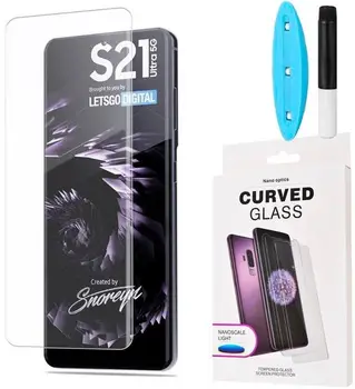Захисне скло для смартфона Curved Glass Samsung Galaxy S21 Ultra Transparent