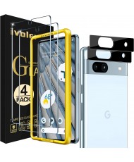 Защитное стекло для смартфона и камеры смартфона Ivoler Glass Pro+ 2in1 Google Pixel 7a Clear