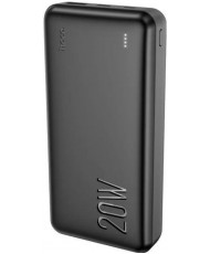 Зовнішній акумулятор (повербанк) HOCO J87A 20000mAh 1USB/1Type-C, 3A/20W, PD/QC Black