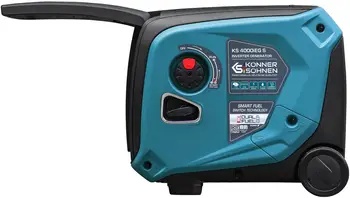 Інверторний комбінований генератор (газ-бензин) Konner&Sohnen KS 4000iEG S (UA)