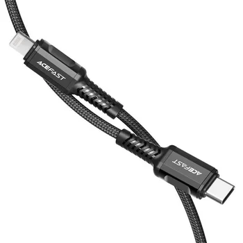 Кабель Acefast C1-01 USB-C to Lightning 1.2m Black (AFC1-01B)
