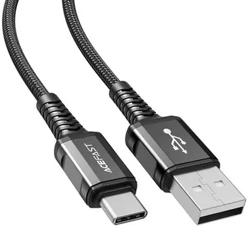 Кабель Acefast C1-04 USB to USB Type-C 3A 1.2m Black (AFC1-04B)