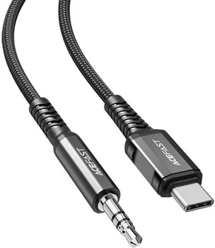 Кабель Acefast C1-08 USB-C to 3.5mm 1.2m Black (AFC1-08B)