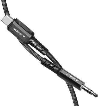 Кабель Acefast C1-08 USB-C to 3.5mm 1.2m Black (AFC1-08B)