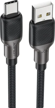 Кабель Acefast C10-04 USB Type-A to USB Type-C 1.2m Black (6974316283126)