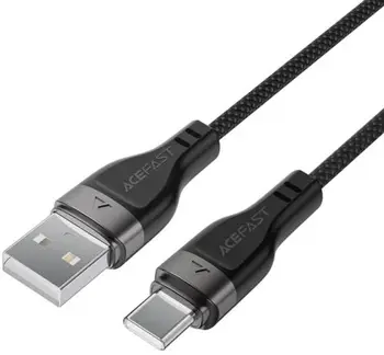 Кабель Acefast C11-04 USB to USB Type-C 1.2m Black (6974316280224)