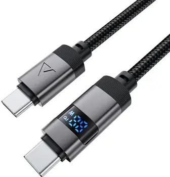 Кабель Acefast C15-03 USB Type-C to USB Type-C 60W 1.2m Black (6974316283720)