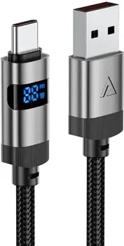 Кабель Acefast C15-04 USB Type-A to USB Type-C 66W 1.2m Black (6974316283737)