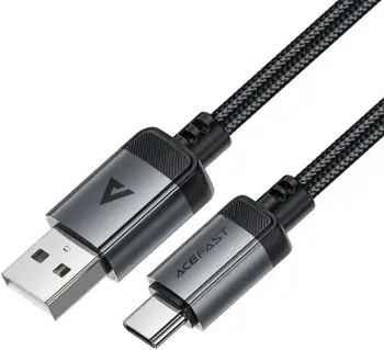 Кабель Acefast C20-04 USB Type-A to USB Type-C 1.2m Black (6974316283782)
