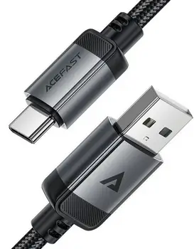 Кабель Acefast C20-04 USB Type-A to USB Type-C 1.2m Black (6974316283782)