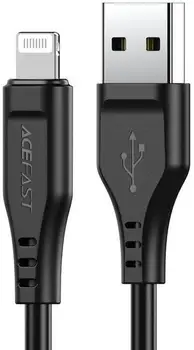 Кабель Acefast C3-02 USB Type-A to Lightning 1.2m Black (6974316280828)