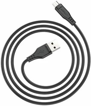 Кабель Acefast C3-09 USB to Micro 2.4A, TPE, TPE connectors 1.2 м Black (6974316280880)